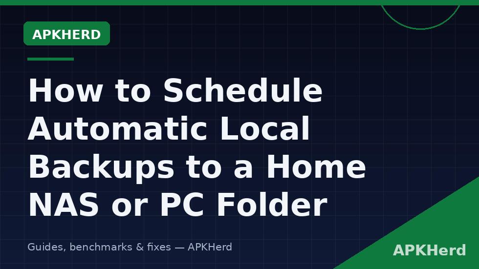 Android phone syncing photo and document folders to a home NAS over Wi-Fi
