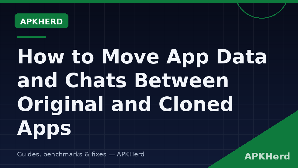 Moving WhatsApp data between an original and cloned app using cloud backup