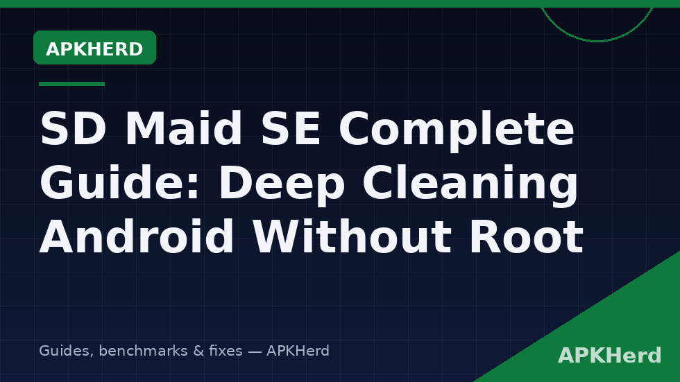 SD Maid SE app on Android showing CorpseFinder and SystemCleaner scan results during a no-root deep clean