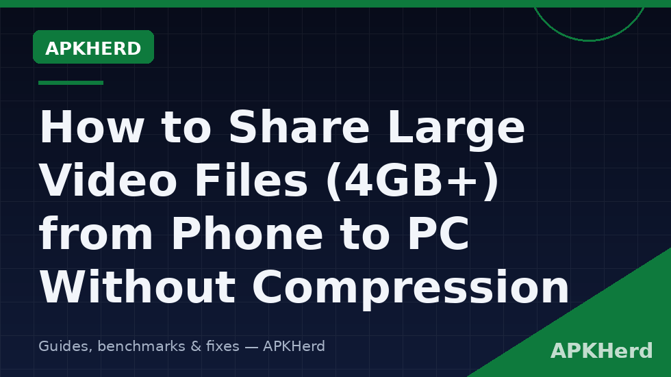 Large 4K video file being copied from a phone to a PC over a USB cable without compression