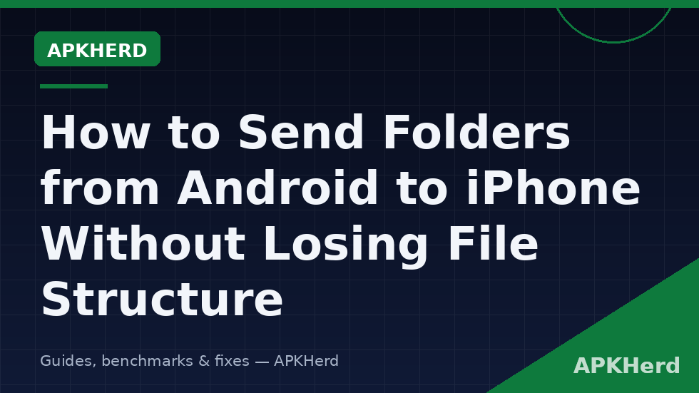 Folder tree with subfolders moving intact from an Android phone to an iPhone Files app