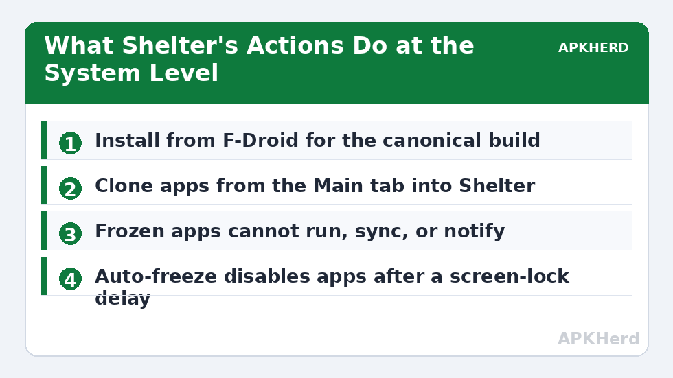 What Shelter's Actions Do at the System Level
