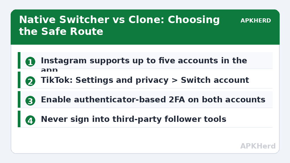 Native Switcher vs Clone: Choosing the Safe Route